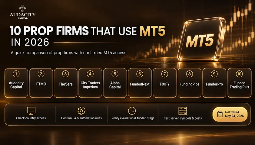 10 Prop Firms That Use MT5