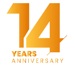 14 years badge