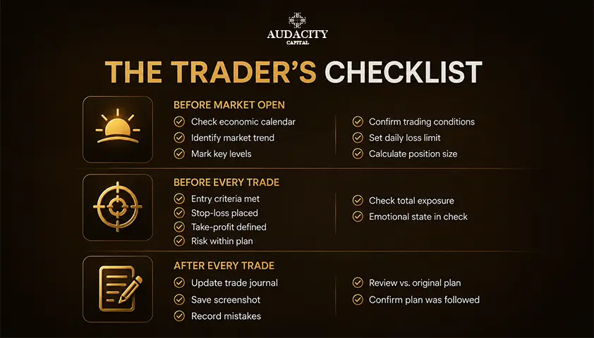 Build a Daily Trading Checklist