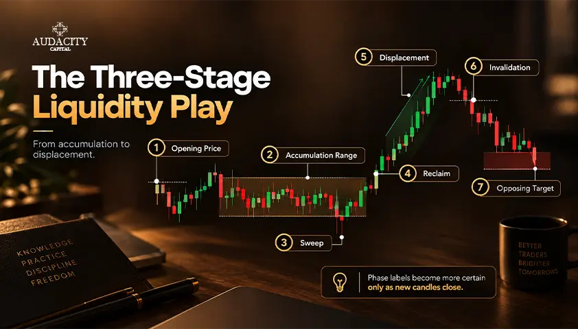 Bullish vs Bearish PO3: How the Candle Forms