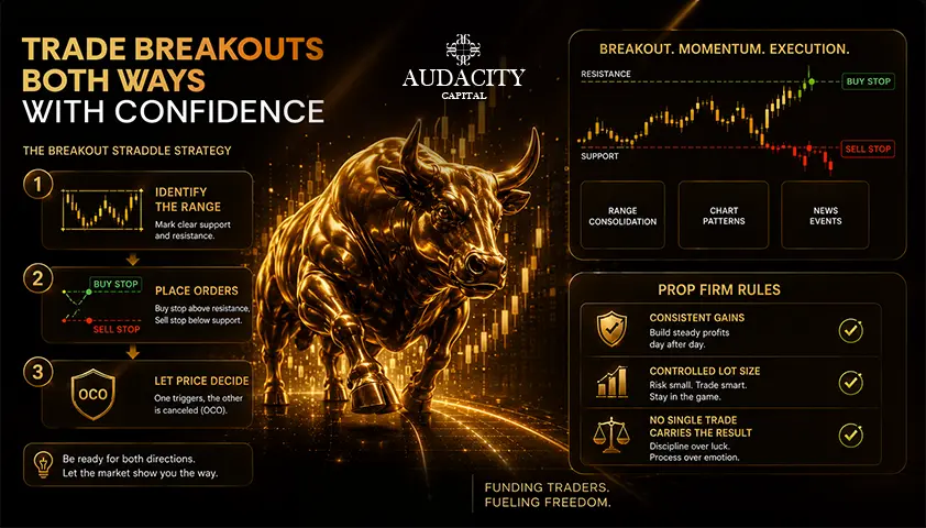 Buy stop and sell stop strategy: trading breakouts both ways