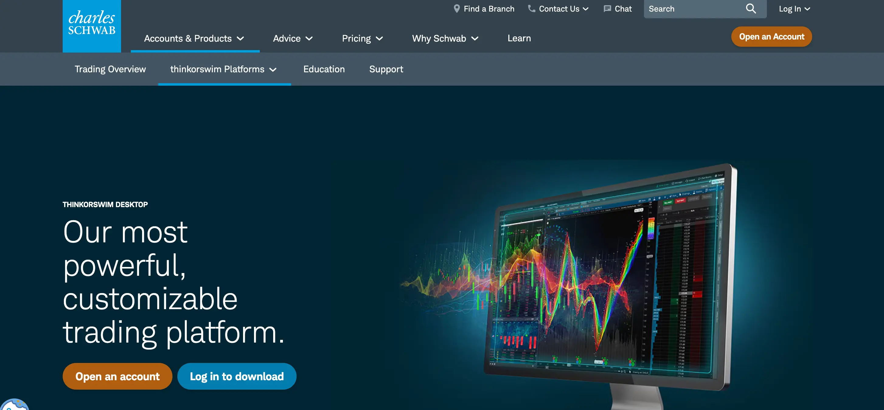 Charles Schwab thinkorswim