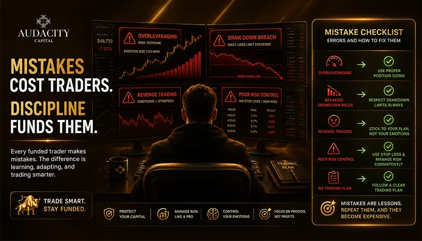 Common Mistakes in Funded Trading Accounts