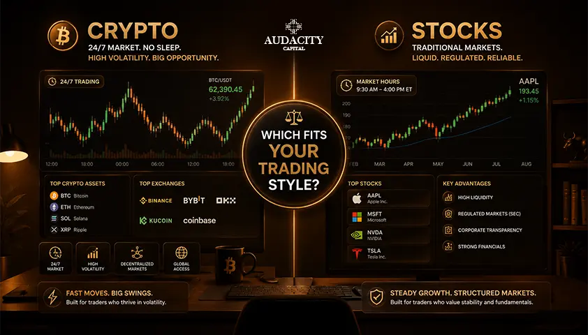 Day Trading Crypto vs Stocks: Which Is Better