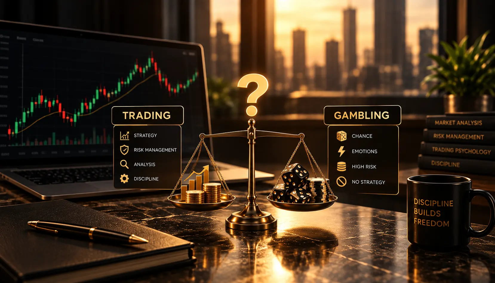 Day Trading vs Gambling