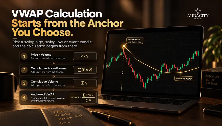 How Anchored VWAP Is Calculated