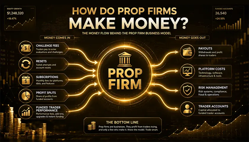 How Modern Prop Firms Make Money