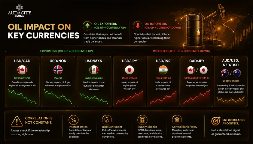 How Traders Use the Oil and Forex Correlation