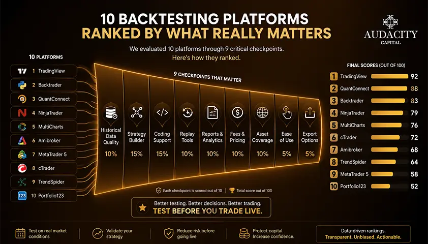 How We Ranked the Backtesting Platforms