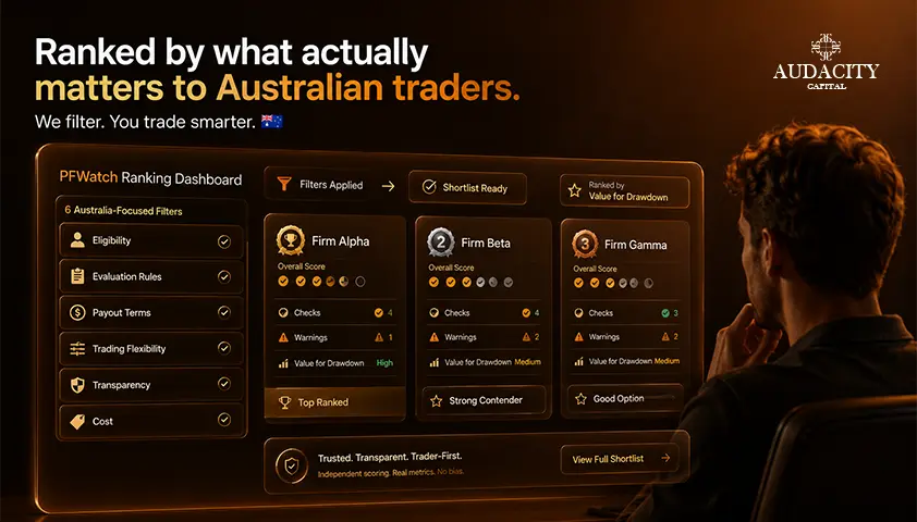 How We Ranked the Best Prop Firms for Australian Traders