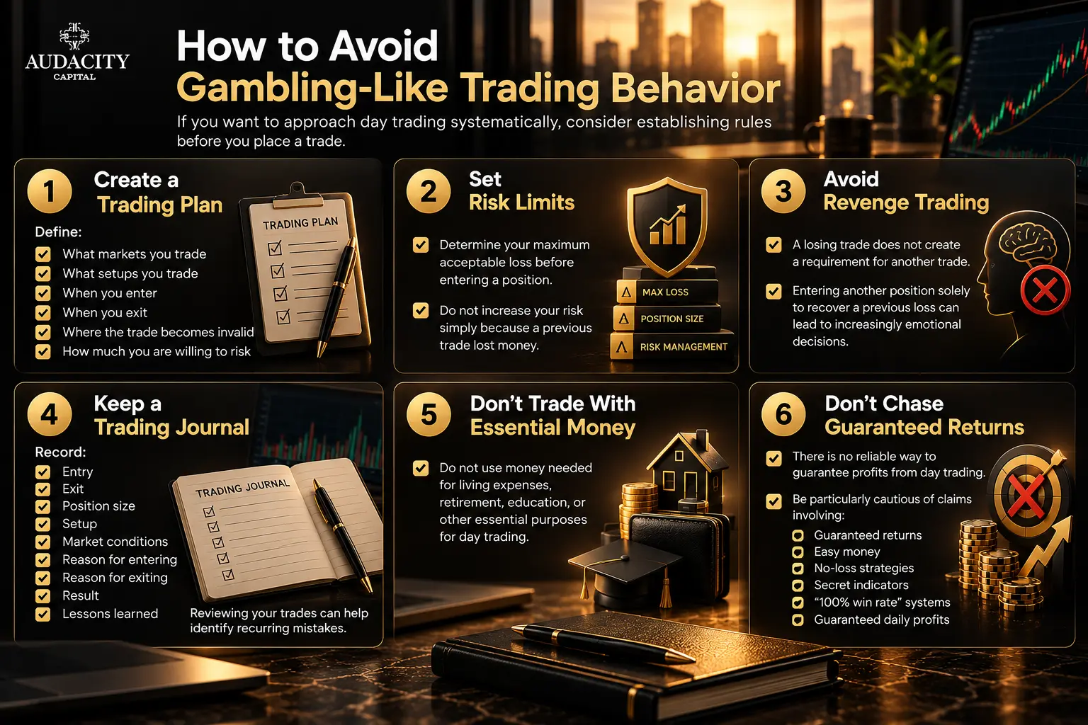 How to Avoid Gambling-Like Trading Behavior