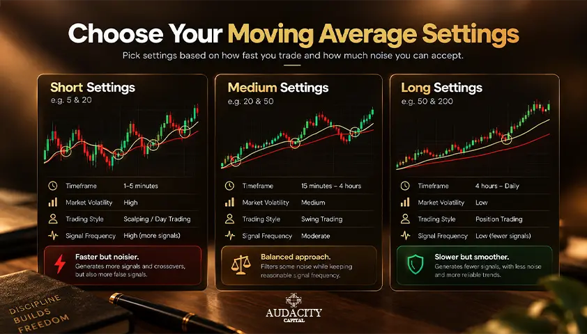 How to Choose Moving Average Crossover Settings