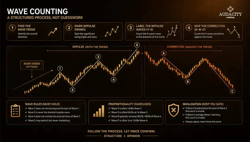 How to Identify an Elliott Wave Count Step by Step