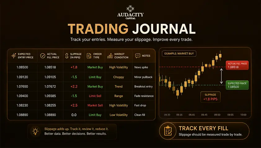How to Measure Slippage in Your Trading Journal