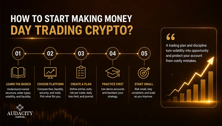 How to Start Making Money Day Trading Crypto