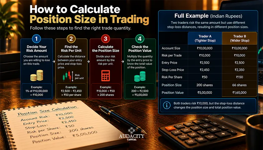 How to calculate position size in trading