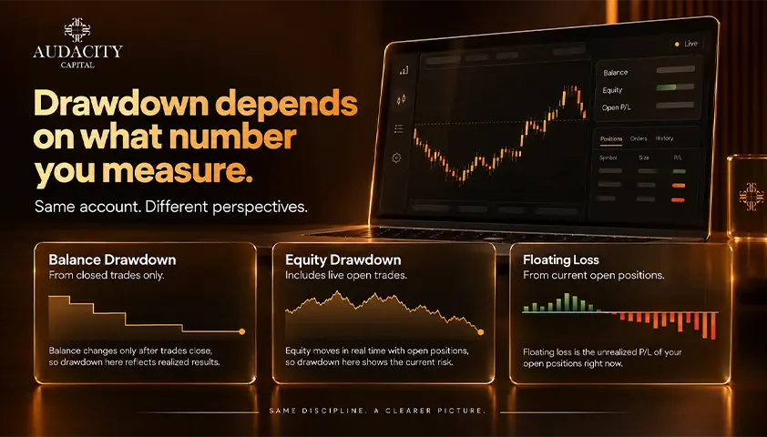 Is Drawdown Measured on Balance, Equity or Floating Positions