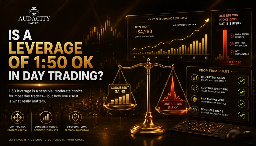 Is a Leverage of 1:50 OK in Day Trading