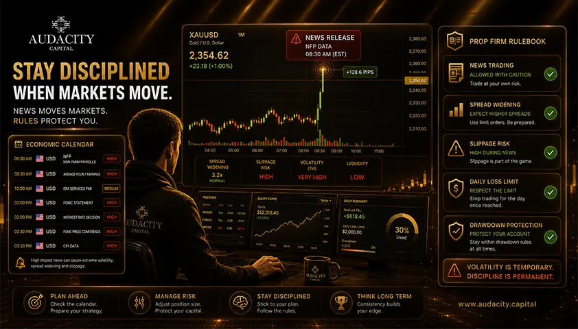News Trading on Prop Firms