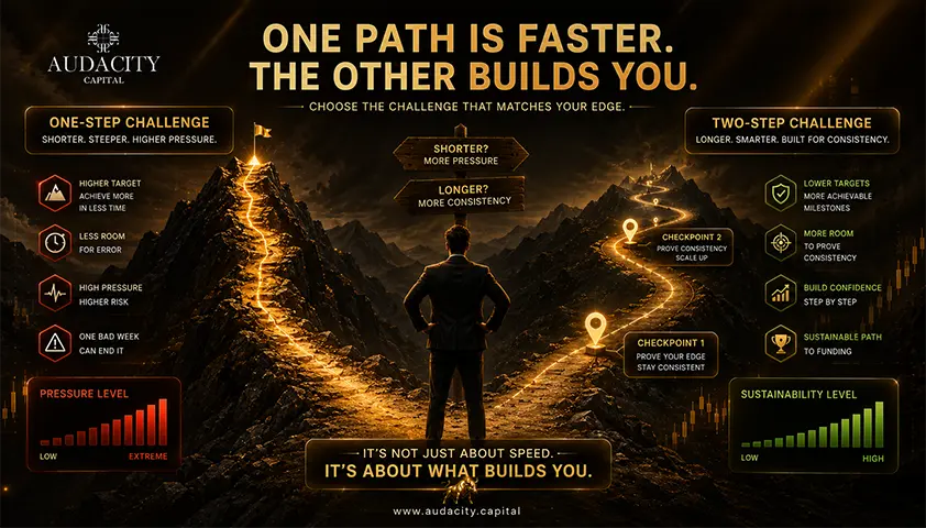 One-Step vs Two-Step Prop Firm Challenges