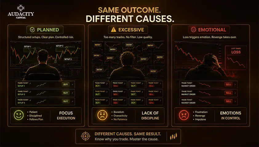 Overtrading, Revenge Trading and Active Trading Are Not the Same