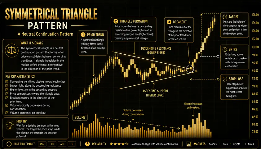 Symmetrical Triangle Pattern