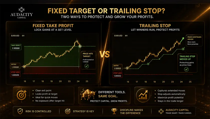 Take Profit vs Trailing Stop