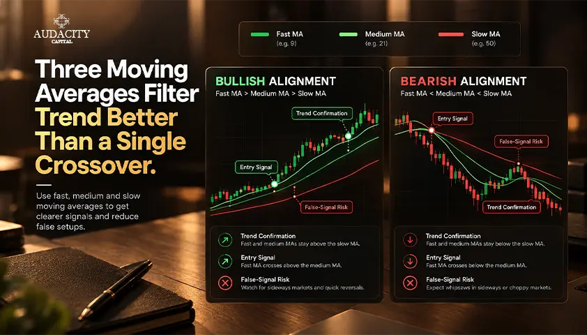 Triple Moving Average Crossover Strategy