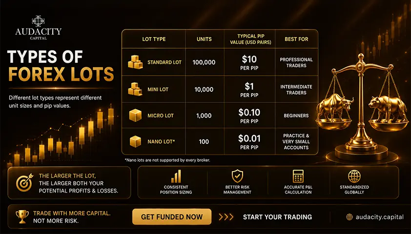 Types of Forex Lots