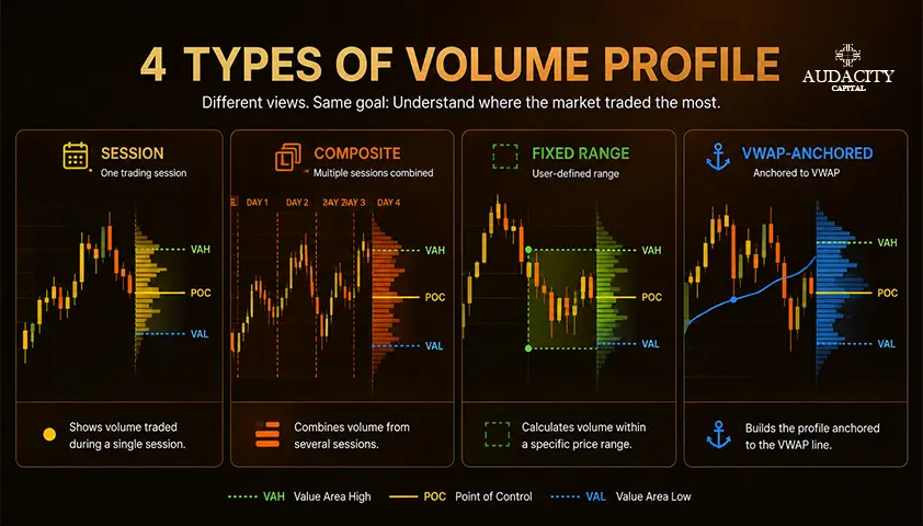 Volume Profile types