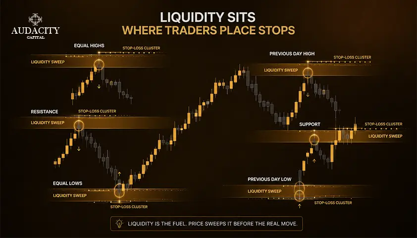 Where Do Liquidity Sweeps Usually Form