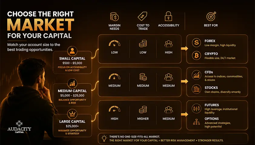 Which Market Suits your Capital