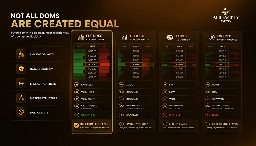 Which Markets Give the Most Useful DOM Data