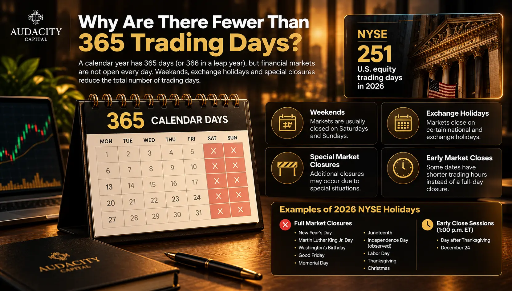 Why Are There Fewer Than 365 Trading Days