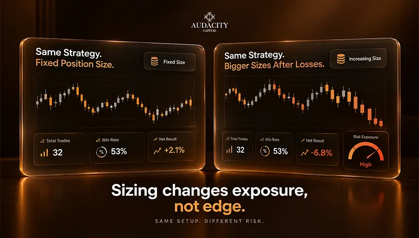 Why Position Sizing Cannot Create an Edge